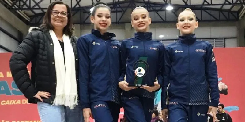 Delegação baiana de ginástica rítmica disputa Campeonato Brasileiro, em João Pessoa