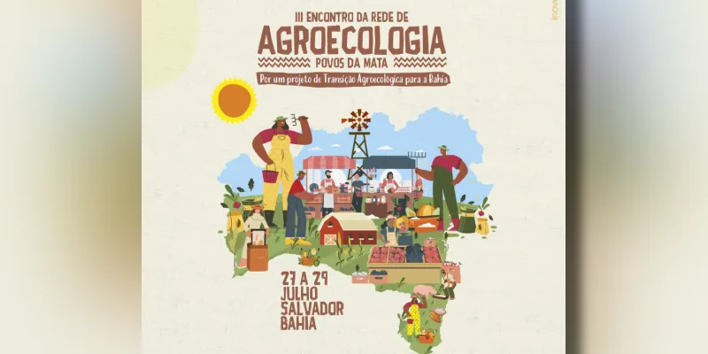 Feira de produtos orgânicos abre o III Encontro da Rede de Agroecologia Povos da Mata