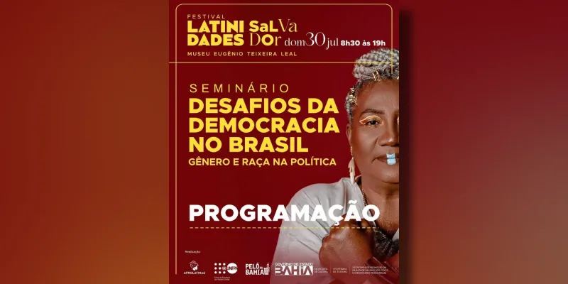 Festival Latinidades debate violência política de gênero e raça