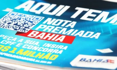 Bilhetes para sorteio de julho da Nota Premiada Bahia estão disponíveis